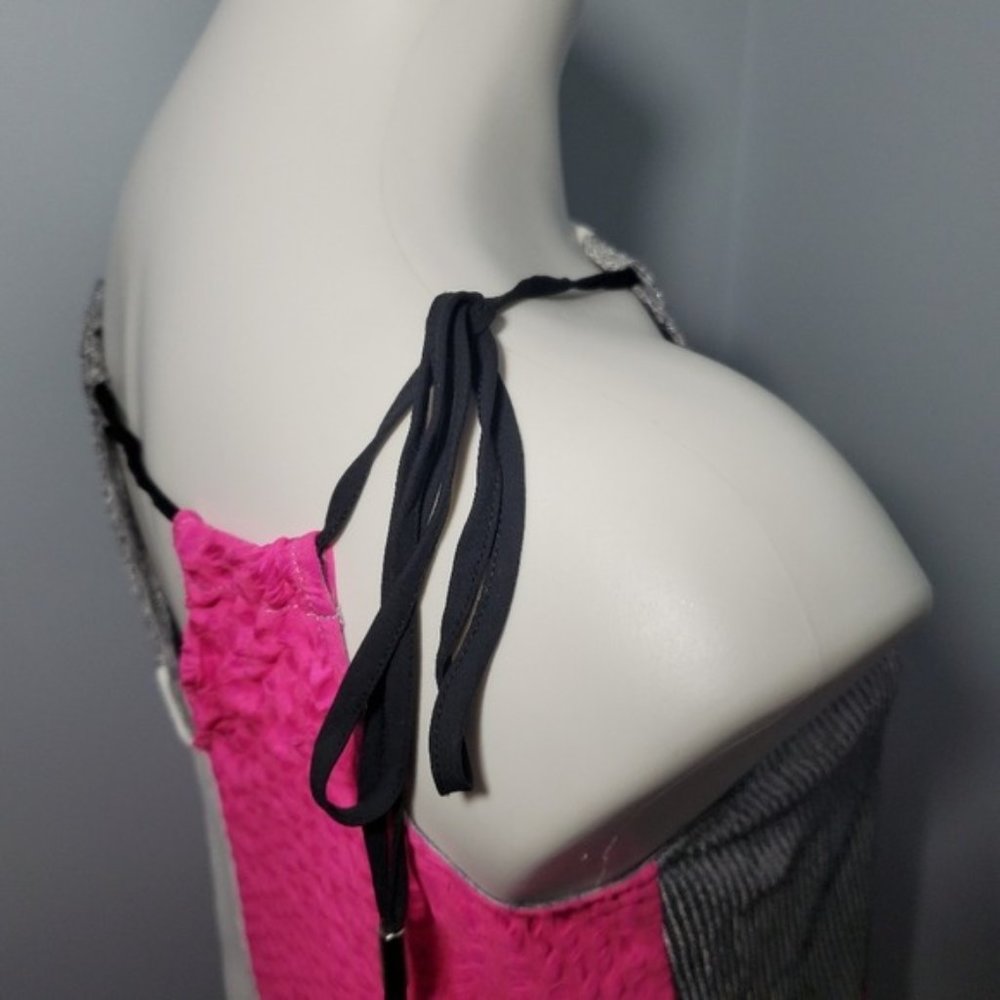 Whitney Eve Color Block Halter Textured - image 3